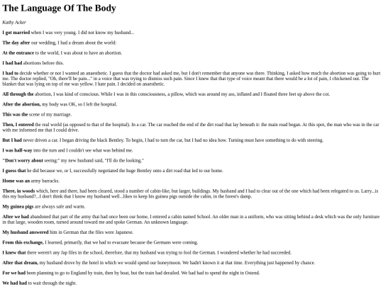 writings/thelanguageofthebody screenshot