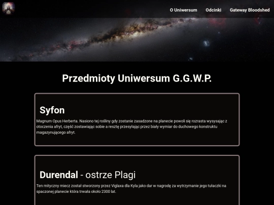 przedmioty screenshot