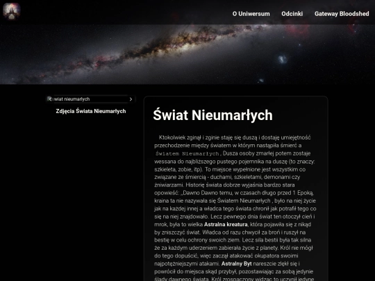 swiaty/swiat nieumarlych screenshot