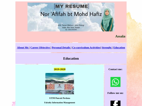 education screenshot