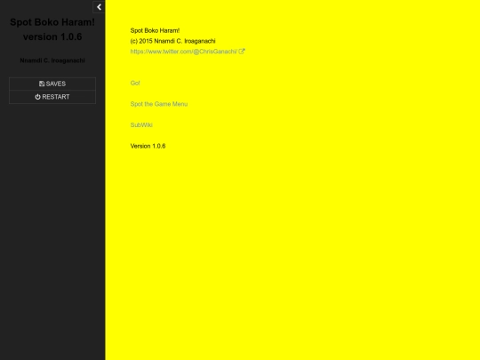 Spot Boko Haram! version 1 zero 6 screenshot