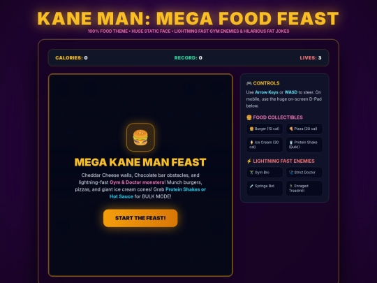 kane_man_mega_food_feast screenshot