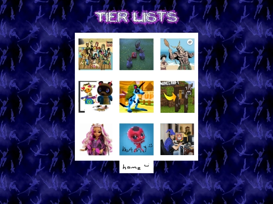 tierlists screenshot