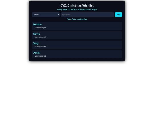 index screenshot