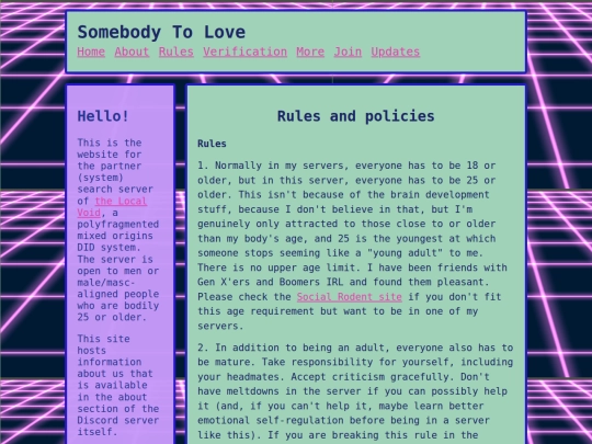 rules screenshot