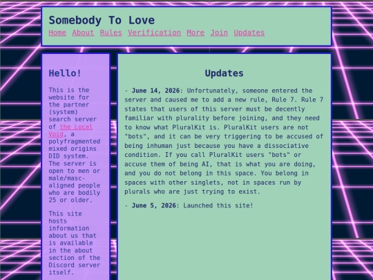 updates screenshot