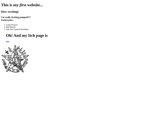 myfirstwebsite screenshot