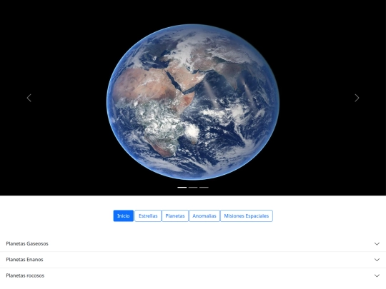 planetas screenshot