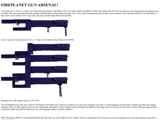 WEBSITE/FIREPLANETGUNARSENAL screenshot