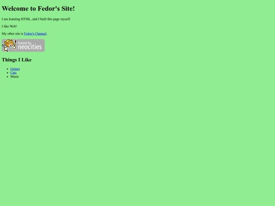 index screenshot
