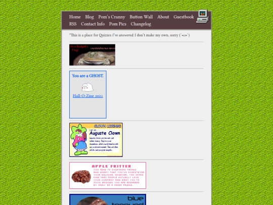 Quiz screenshot
