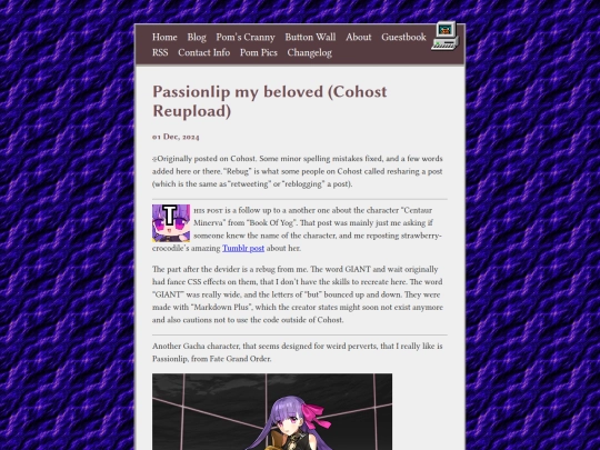 posts/2024-12-01-Passionlip-my-beloved-Cohost-Reupload screenshot