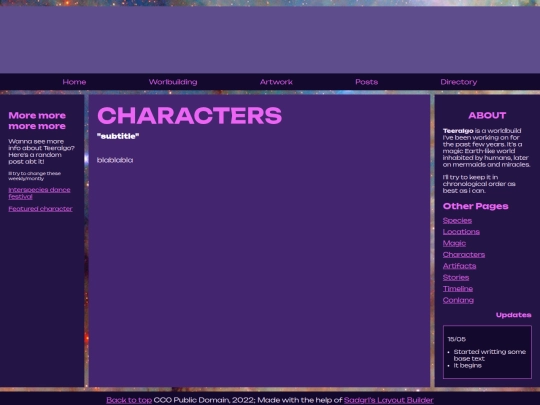 characters screenshot