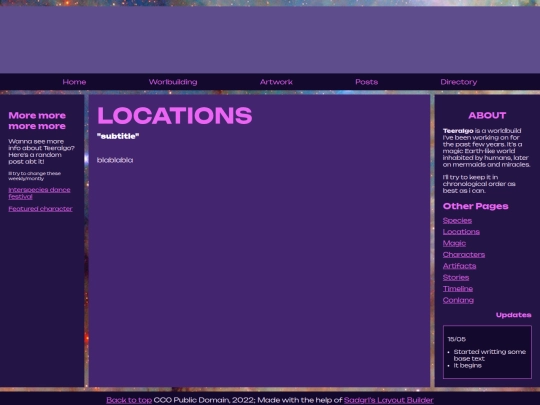 locations screenshot