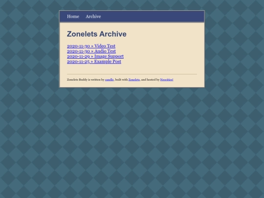 archive screenshot
