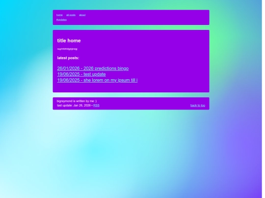 blog screenshot