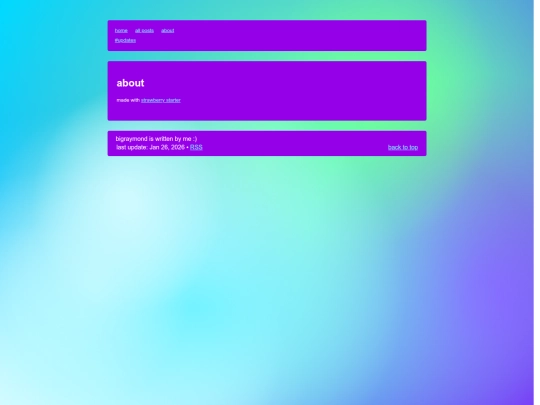 blog/info/about screenshot