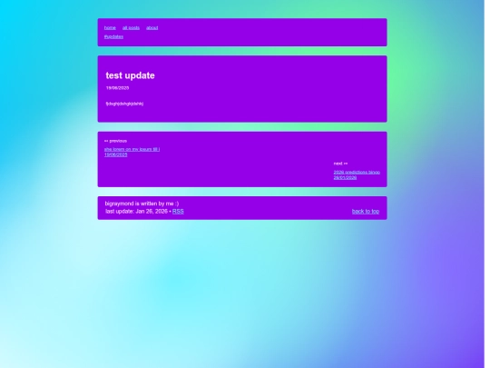 blog/posts/testupdate screenshot