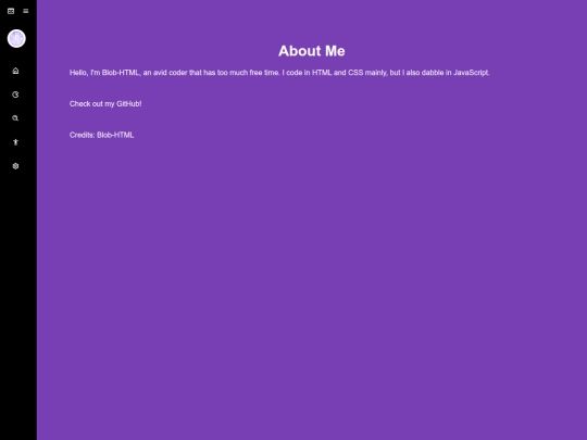 aboutme screenshot