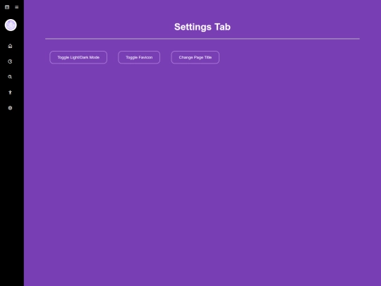 settings screenshot