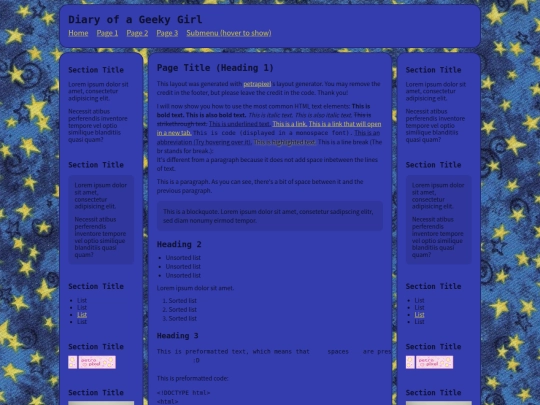 index screenshot