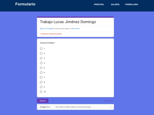 Formulario screenshot