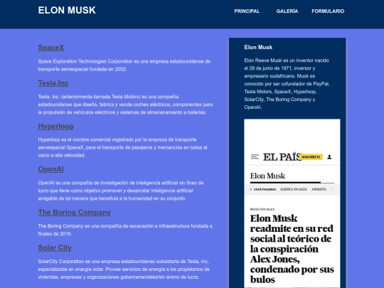 index screenshot