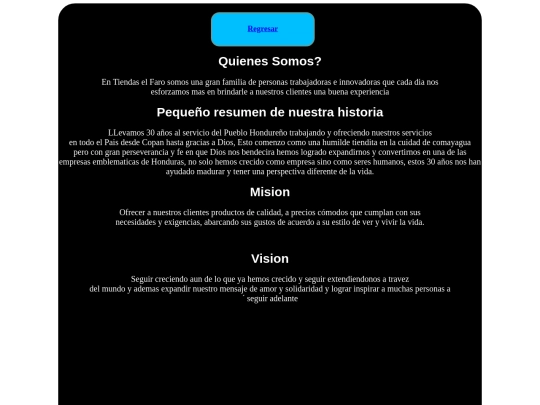 menu/Conocenos screenshot