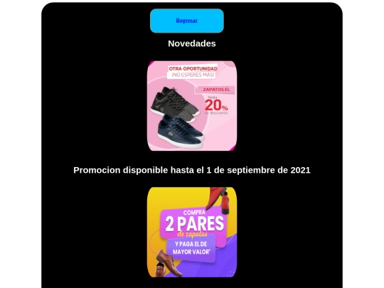 menu/Promociones screenshot