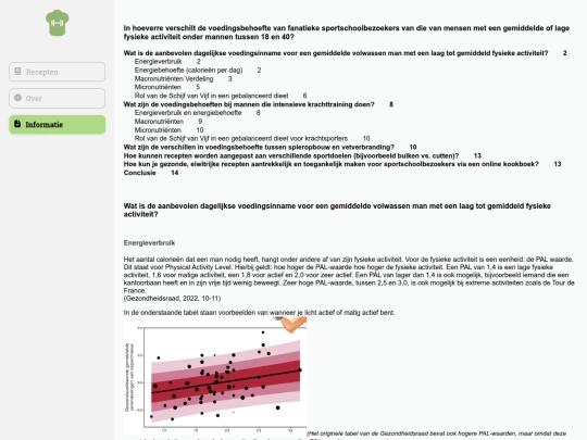 informatie screenshot