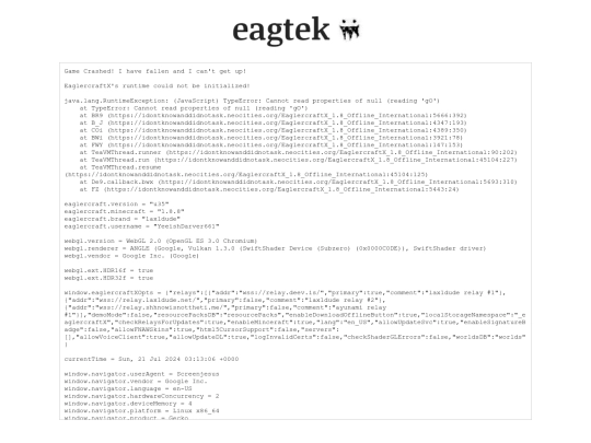 EaglercraftX_1.8_Offline_International screenshot