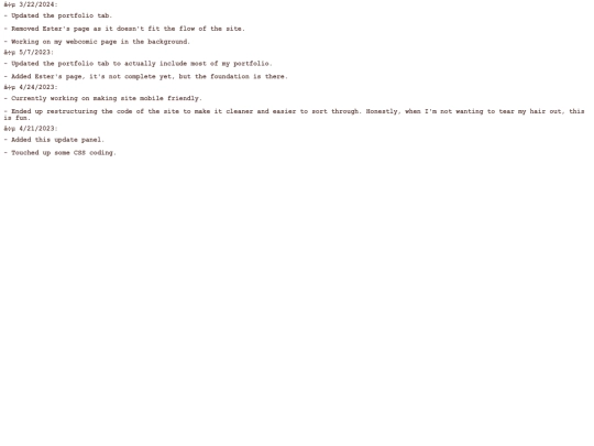 updates screenshot
