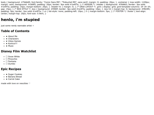 index screenshot