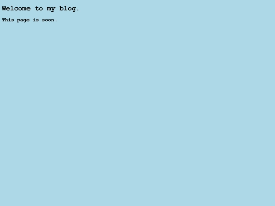 Blog screenshot