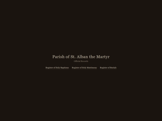 Parish-Archive screenshot