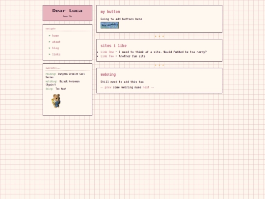 links screenshot
