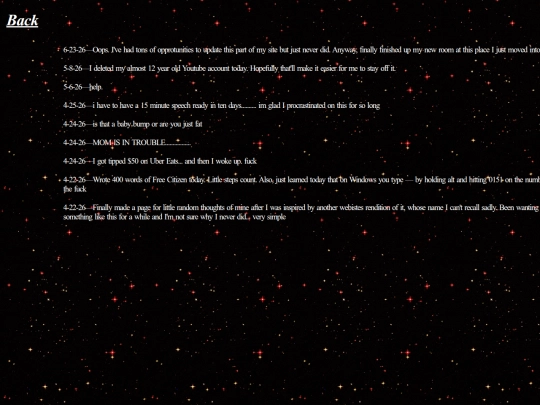 Thoughts screenshot