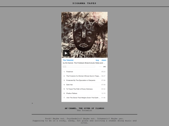 post/Akchamel The Giver Of Illness - The Totemist screenshot