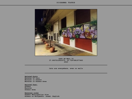 post/Cats on wall IV screenshot