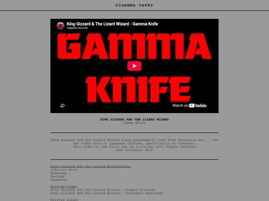 post/King Gizzard and the Lizard Wizard - Gamma Knife screenshot
