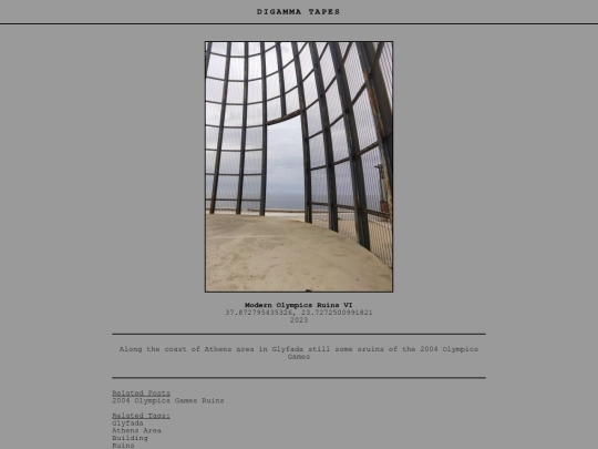 post/Modern Olympics Ruins VI screenshot