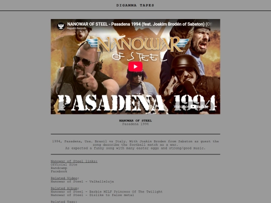 post/Nanowar of Steel - Pasadena 1994 screenshot