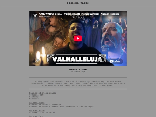 post/Nanowar of Steel - Valhalleluja screenshot