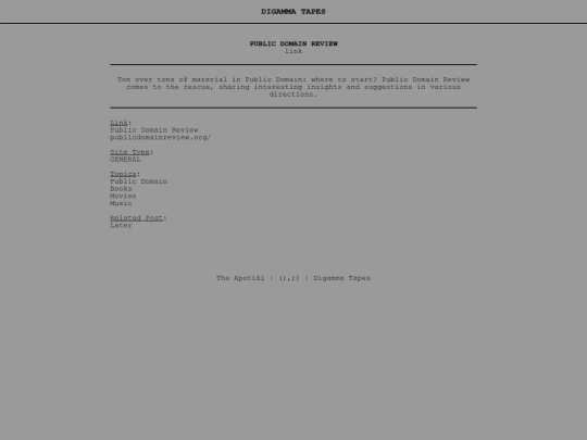post/Public Domain Review screenshot