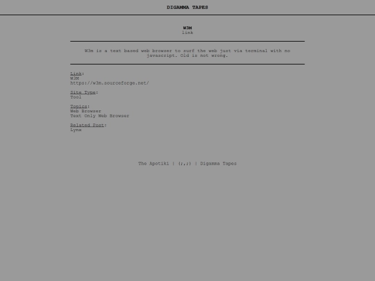 post/w3m screenshot