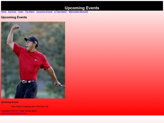 Events screenshot