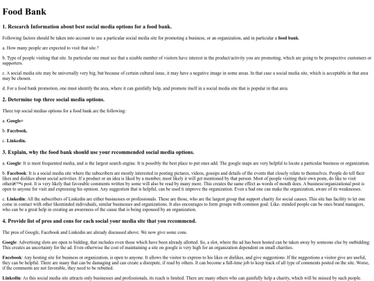 foodbank screenshot