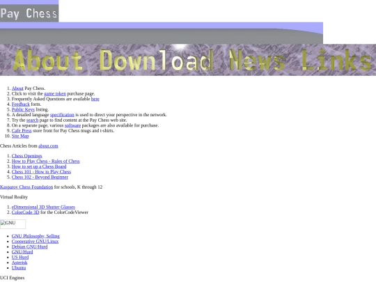 links screenshot