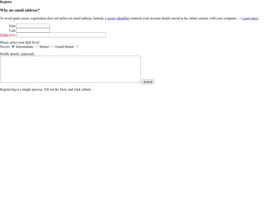 register screenshot