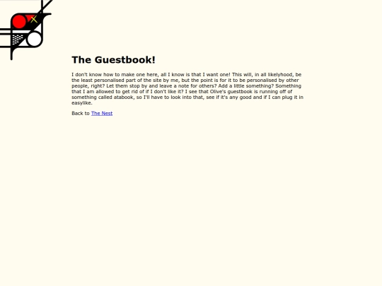 guestbook screenshot